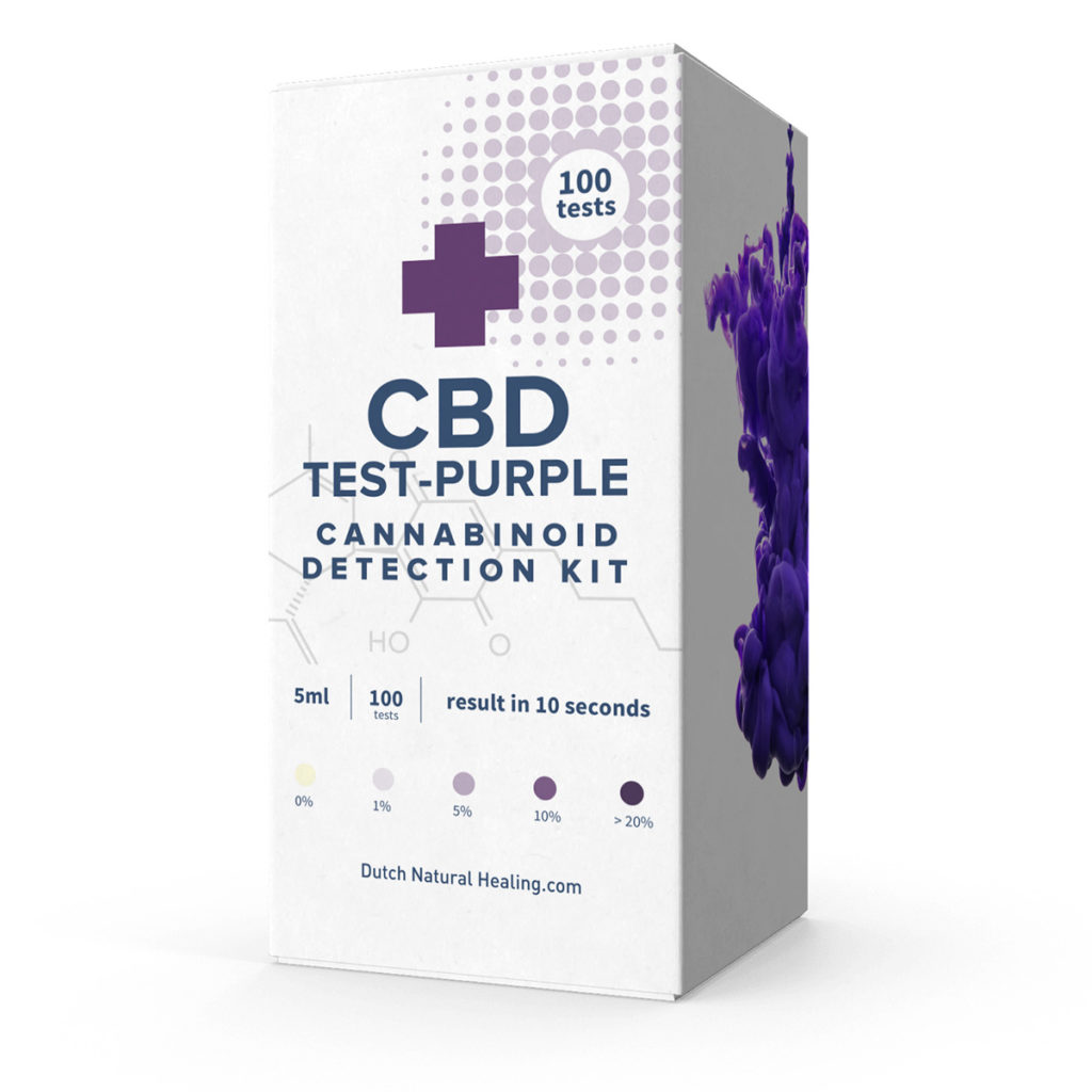 Cbd Cannabinoid Detection Kit Bottle 100 Drops Cbd Oil Test Purple 